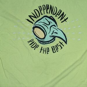Independent Graphic T-Shirt in Neon Green